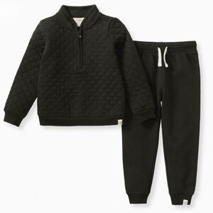 Quilted Organic Cotton Top & Pants Set